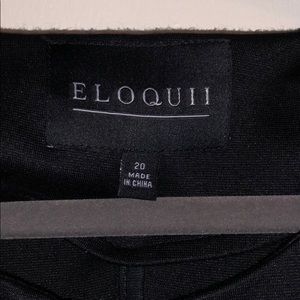 GUC Eloquii tunic blazer with tiered flare sleeve